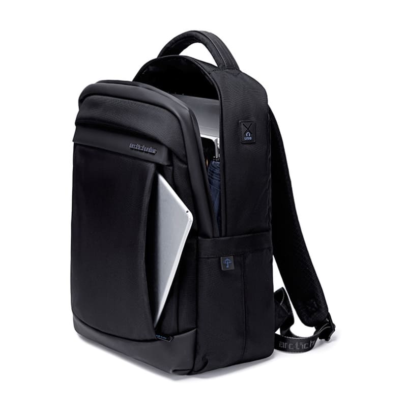 Mochila Masculina Slim Casual Impermeável AH478 Porte Masculino 17